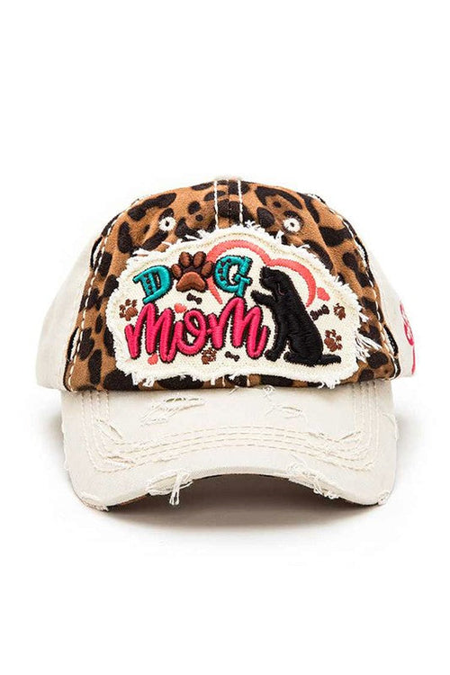 Dog Mom Vintage Cotton Cap