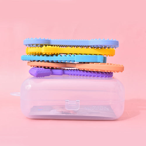 Infant Teething Kit – 5-Piece Silicone Chew Toys for Babies