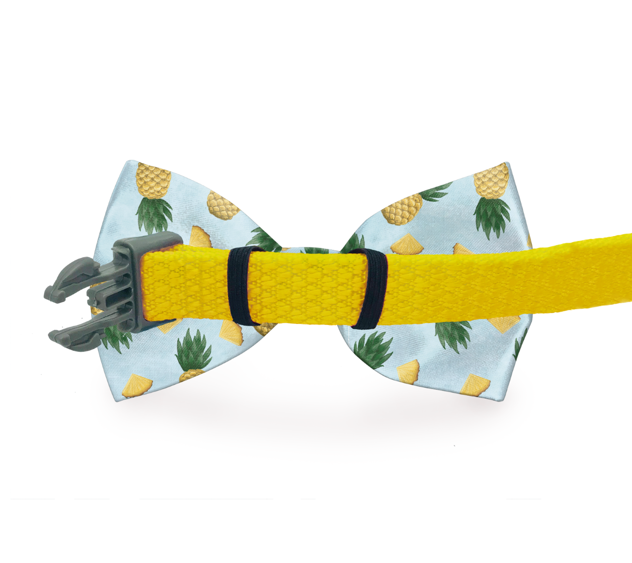 Cheetah Print Yellow Dog Bow Tie